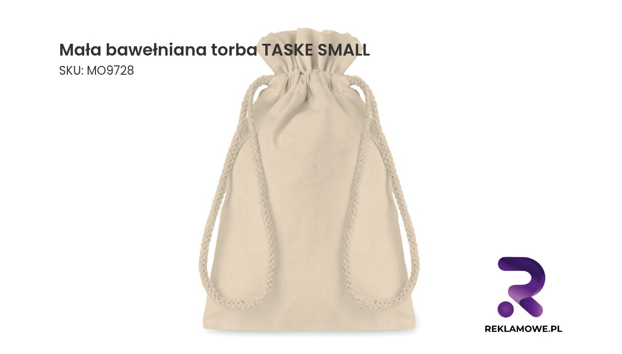Mała bawełniana torba TASKE SMALL – lekka i praktyczna torba na co dzień