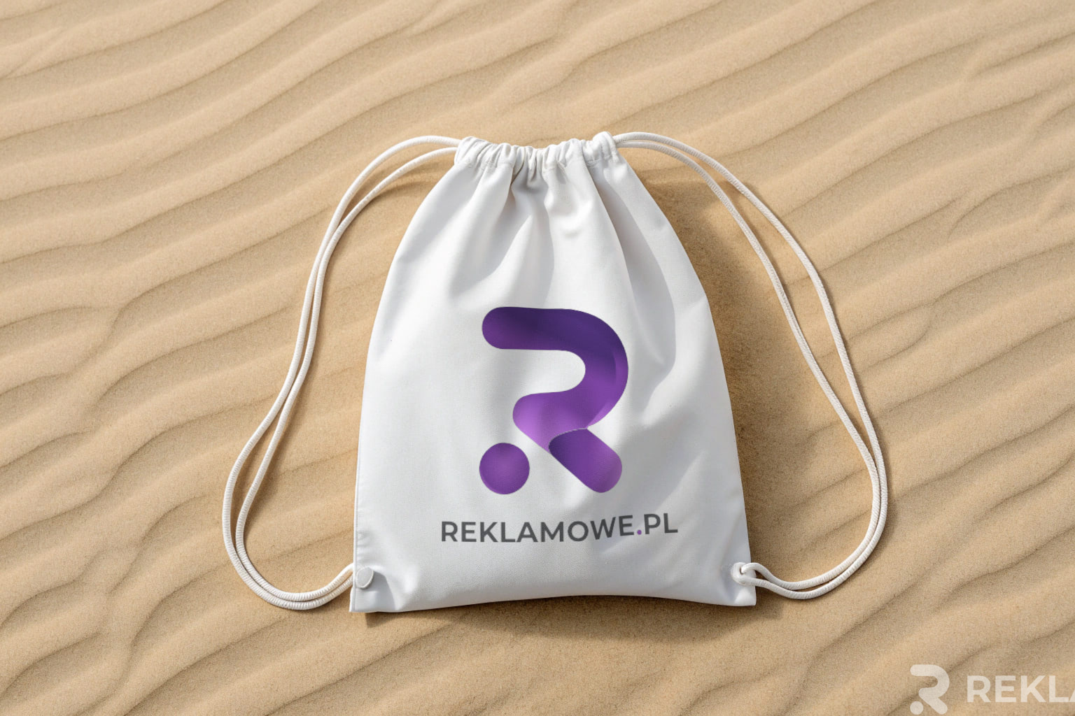 Przykład personalizowanego worka reklamowego