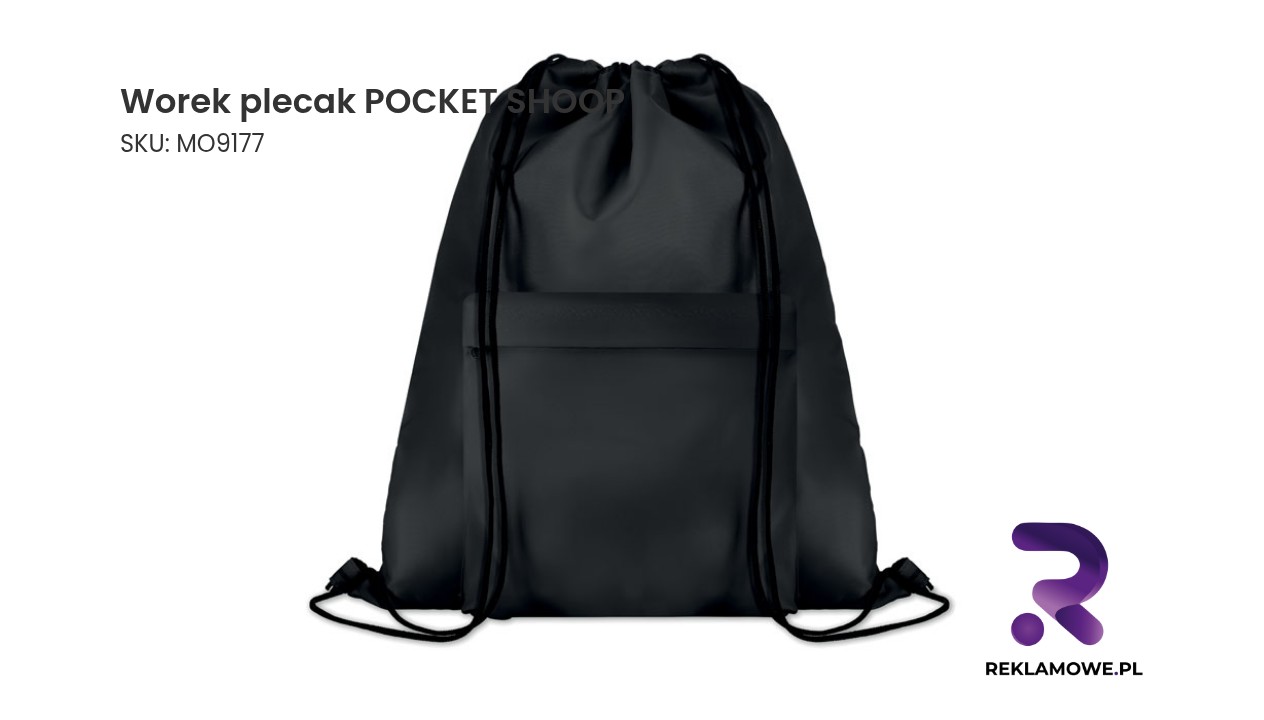 Worek plecak POCKET SHOOP Worek plecak POCKET SHOOP - lekki plecak worek na co dzień