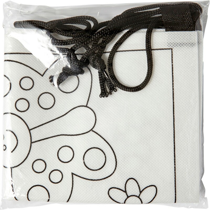 Worek reklamowy worek ze sznurkiem do kolorowania, flamastry V0414-02_PBK01 Worek ze sznurkiem do kolorowania, flamastry V0414-02_PBK01