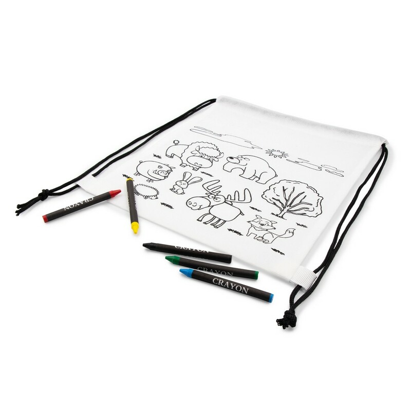 Worek reklamowy worek ze sznurkiem do kolorowania, kredki | brody V0021-02_AAA03 Worek ze sznurkiem do kolorowania, kredki | Brody V0021-02_AAA03