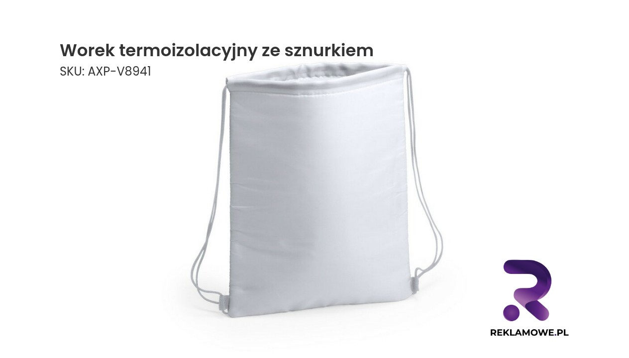 Worek termoizolacyjny ze sznurkiem Worek termoizolacyjny ze sznurkiem - praktyczny worek na żywność i napoje