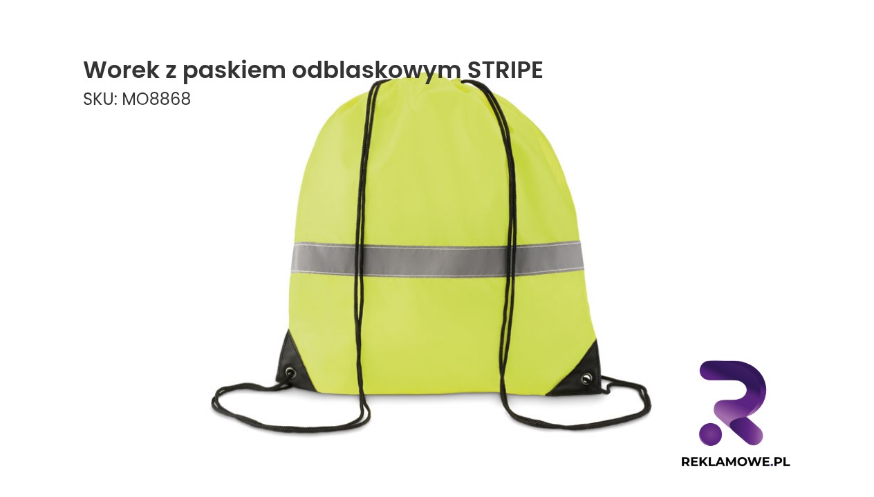 Worek z paskiem odblaskowym STRIPE
