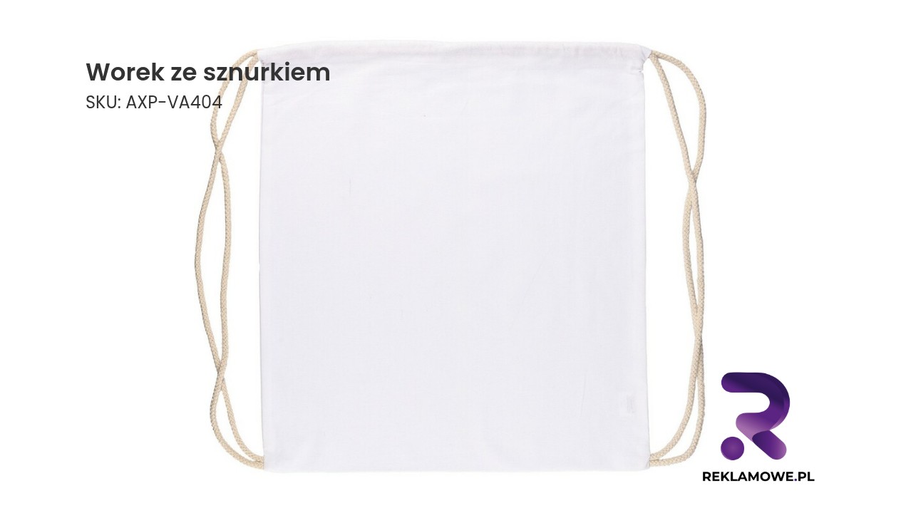 Worek ze sznurkiem Worek ze sznurkiem - praktyczny worek na codzienne użytkowanie