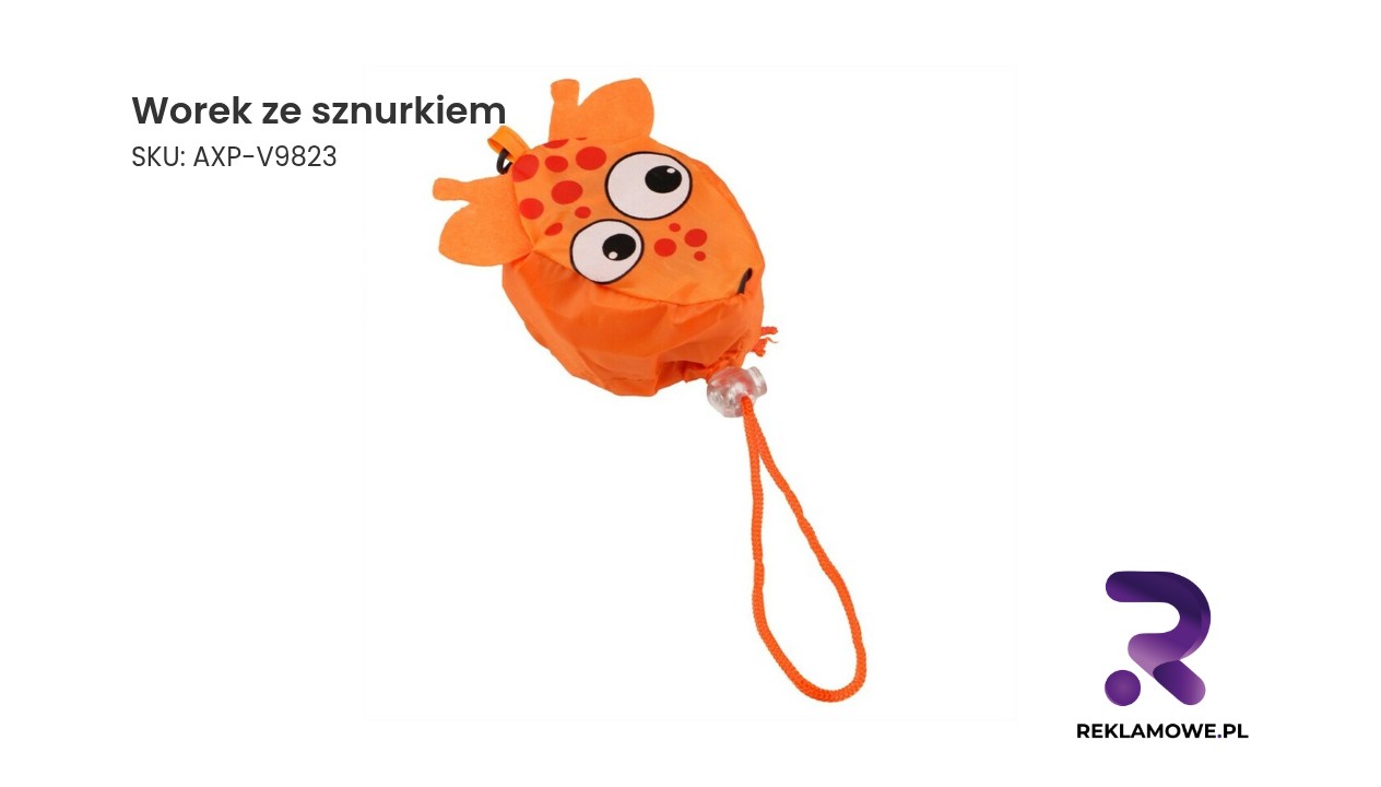 Worek ze sznurkiem w jasnym kolorze