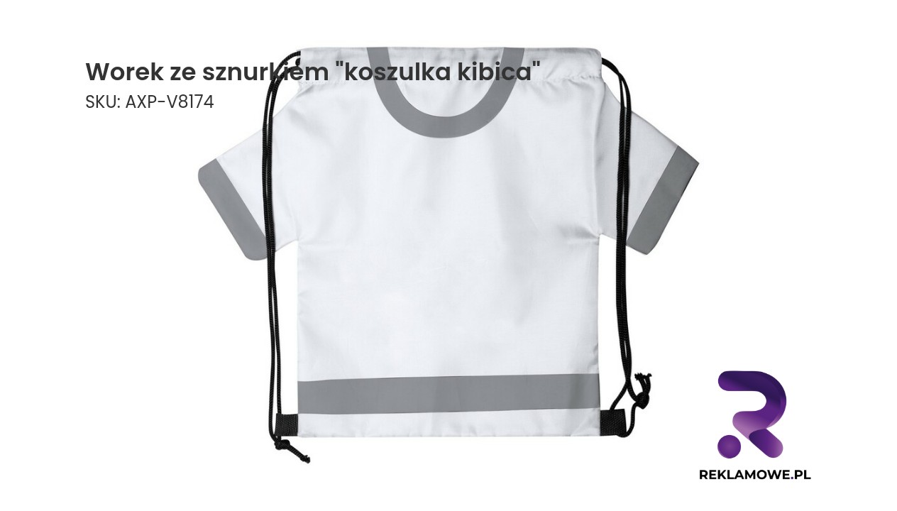 Worek ze sznurkiem w kształcie koszulki